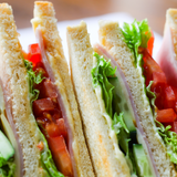 Assortment of fresh sandwiches from The Social Cafe in Emerald QLD 4720 – available for catering and takeaway.
