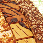 Dessert box with assorted homemade slices and biscuits from The Social Cafe in Emerald QLD 4720 – catering available.