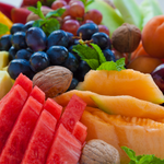 Fresh fruit plate with seasonal fruits from The Social Cafe in Emerald QLD 4720 – available for catering and takeaway.