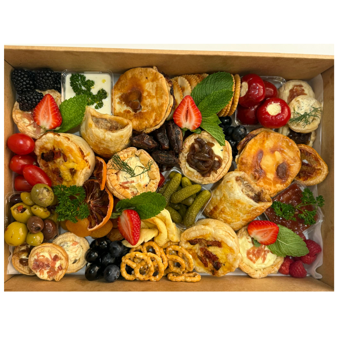 Savory Grazing Box with Canapés