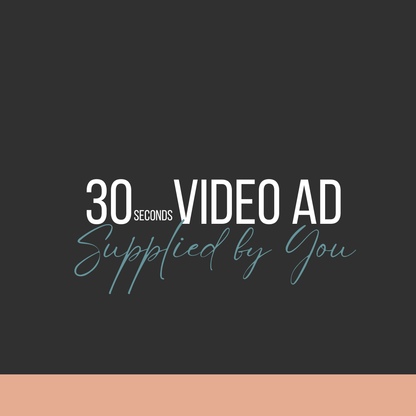 Cinema Screen Advertising | Video Ad (up to 30 seconds) | Feb / March 2025