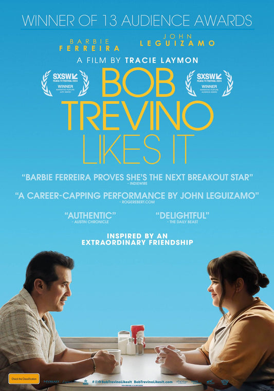 11:20am to 1:01pm | Thursday 20/3 | Cinema 2 | Bob Trevino Likes It (M) [1h42m]