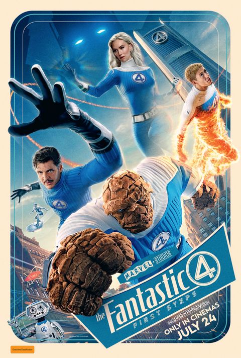 12:30pm to 2:25pm | Saturday 16/8 | Cinema 3 | The Fantastic Four: First Steps (PG) [1h55m]