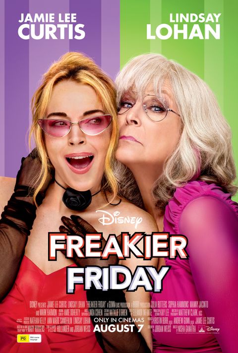 10:00am to 11:51am | Saturday 16/8 | Cinema 3 | Freakier Friday (PG) [1h51m]