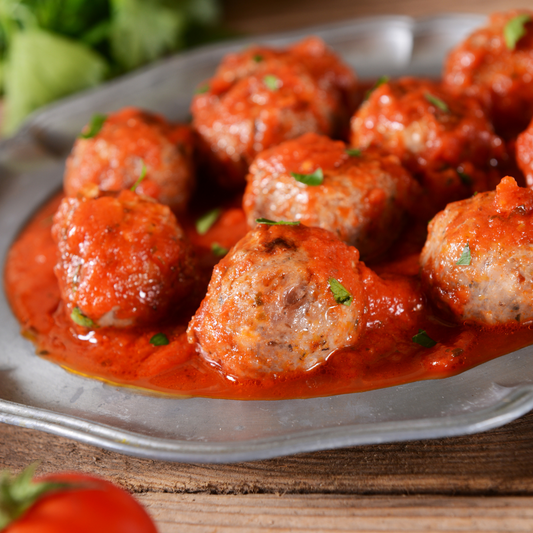 1kg Gourmet Meatball per kg w/ Dipping Sauce