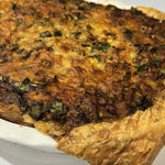 Homemade vegetable quiche from The Social Cafe in Emerald QLD 4720 – available for catering and takeaway.