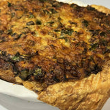 Homemade vegetable quiche from The Social Cafe in Emerald QLD 4720 – available for catering and takeaway.