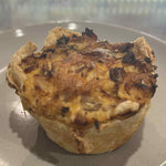 Homemade bacon and cheese mini quiches from The Social Cafe in Emerald QLD 4720 – perfect for catering and parties.