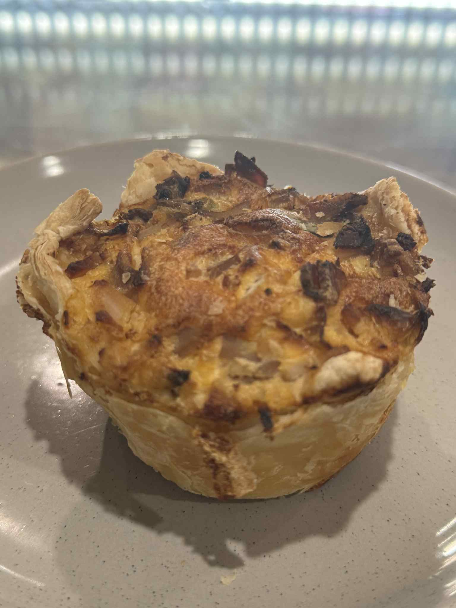 Homemade bacon and cheese mini quiches from The Social Cafe in Emerald QLD 4720 – perfect for catering and parties.
