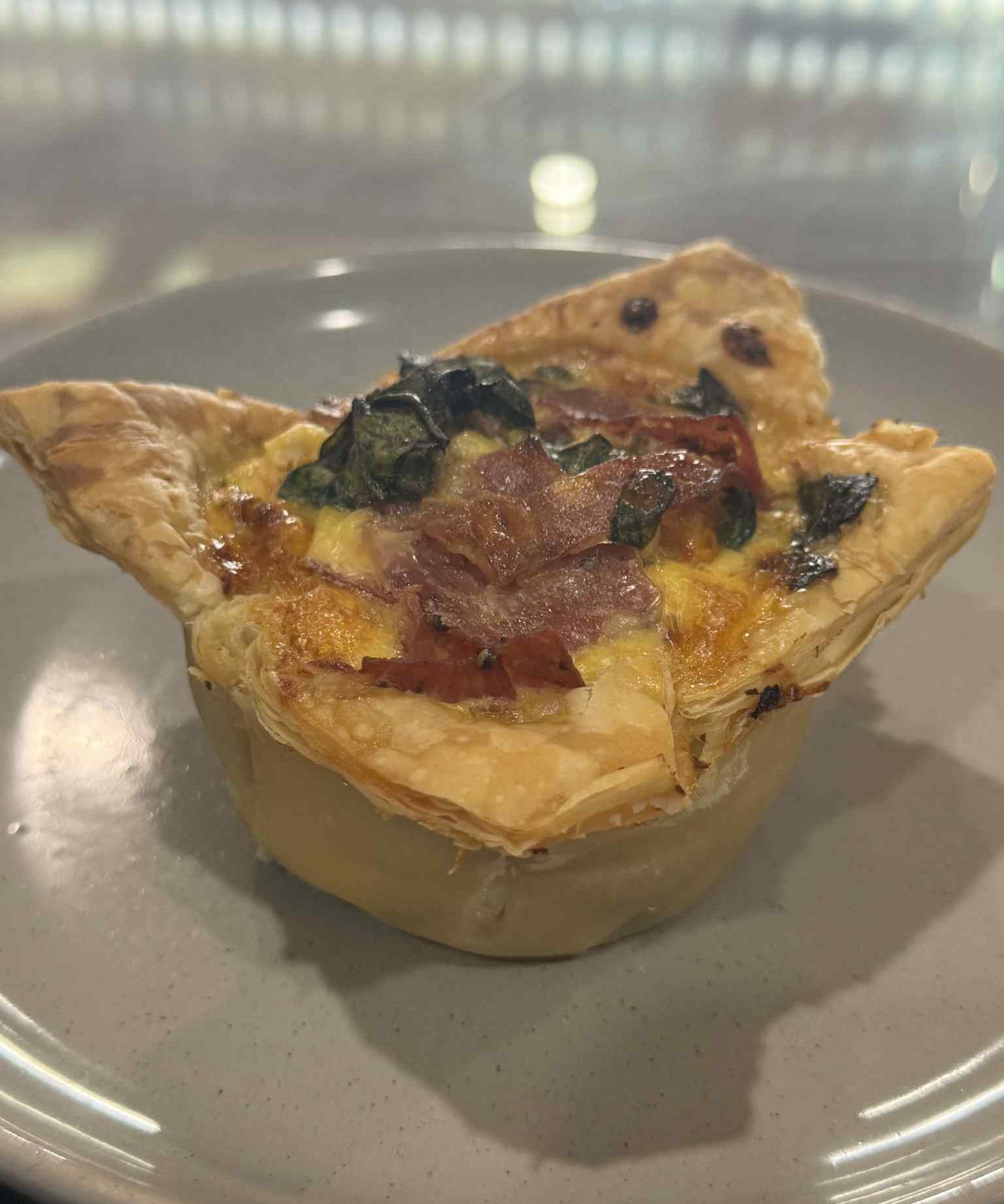 Homemade salami mini quiches from The Social Cafe in Emerald QLD 4720 – perfect for catering and parties.