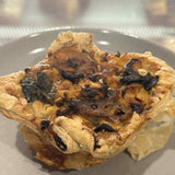 Homemade mini vegetable quiches from The Social Cafe in Emerald QLD 4720 – perfect for catering and parties.