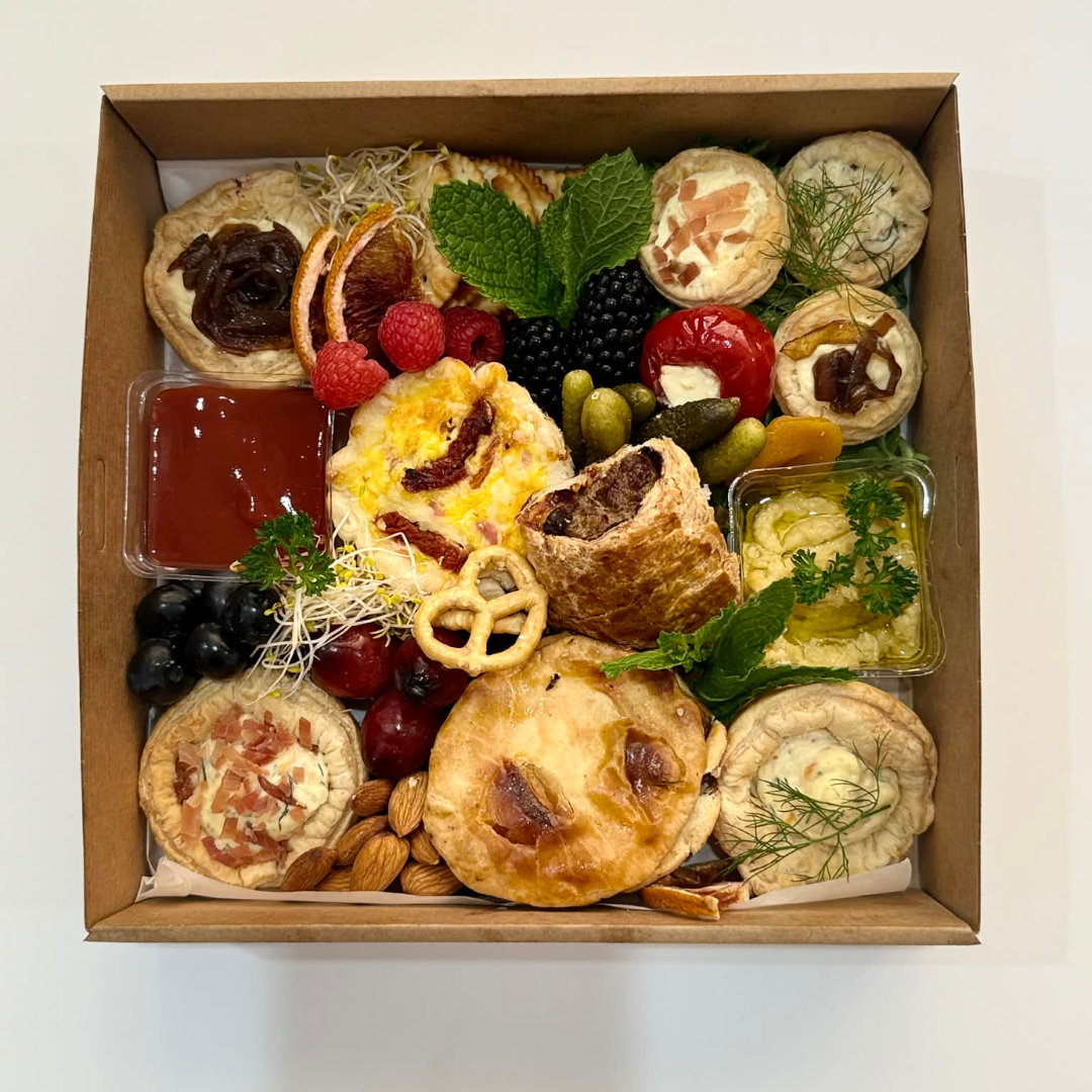 Savory Grazing Box with Canapés