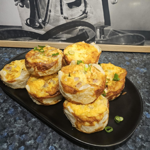 Home Made Mini Gourmet Quiches