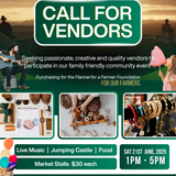 Stallholder Booking – For Our Farmers Community Market